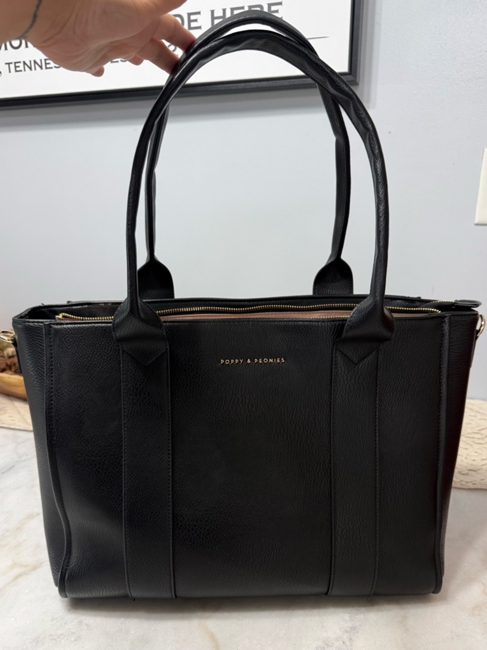 Poppy & Peonies Multitasker Black